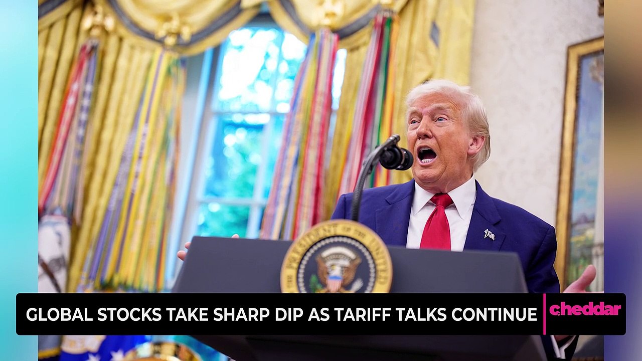 Global Stocks Take Sharp Dip as Tariff Talks Continue