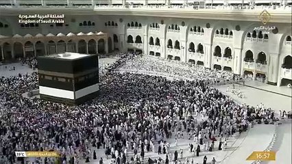 لبيك اللهم لبيك - التلبية بصوت مؤذني الحرم المكي 1446هـ