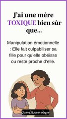 Ce que les autres ne voient pas dans une mère toxique et son impact sur les relations familiales