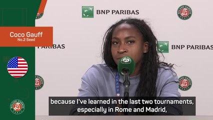 Gauff credits fighting mentality for incredible Roland Garros form