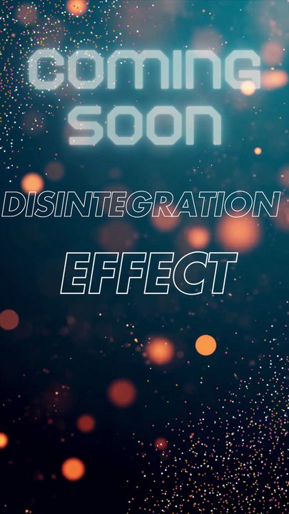 Projeto de Disintegration Effect no Adobe After Effects