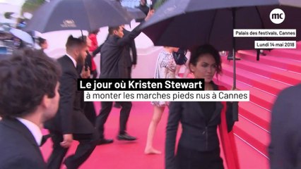 Le jour où Kristen Stewart a monté les marches du Festival de Cannes pieds nus