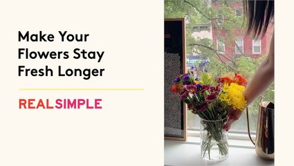 Make Your Flowers Stay Fresh Longer