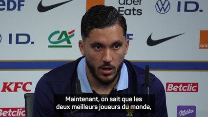 Bleus - Cherki : "Je suis là pour servir les deux meilleurs joueurs du monde"