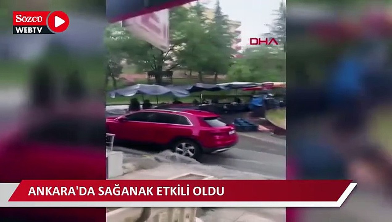 Ankara'da sağanak etkili oldu