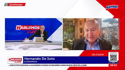 Hernando de Soto anuncia reunión con 22 partidos políticos tras renunciar a ‘Progresemos’