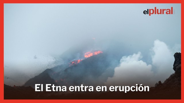 El Etna entra en erupción