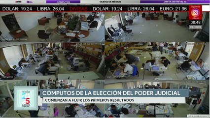 En la alcaldía Cuauhtémoc, continúan cómputos de la elección del poder judicial