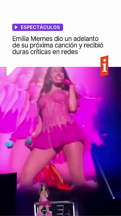 🎤 Emilia Mernes dio un adelanto de su próxima canción en su show de Madrid y recibió duras críticas en redes