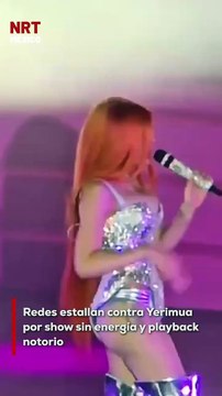 La influencer Yerimua vuelve a ser tendencia, esta vez por su presentación en concierto, donde usuarios en redes sociales la acusaron de utilizar playback y tener una coreografía poco profesional.