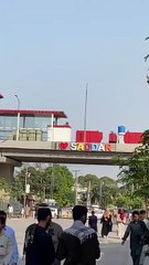 Beautiful View of Bank Road Saddar Rawalpindi