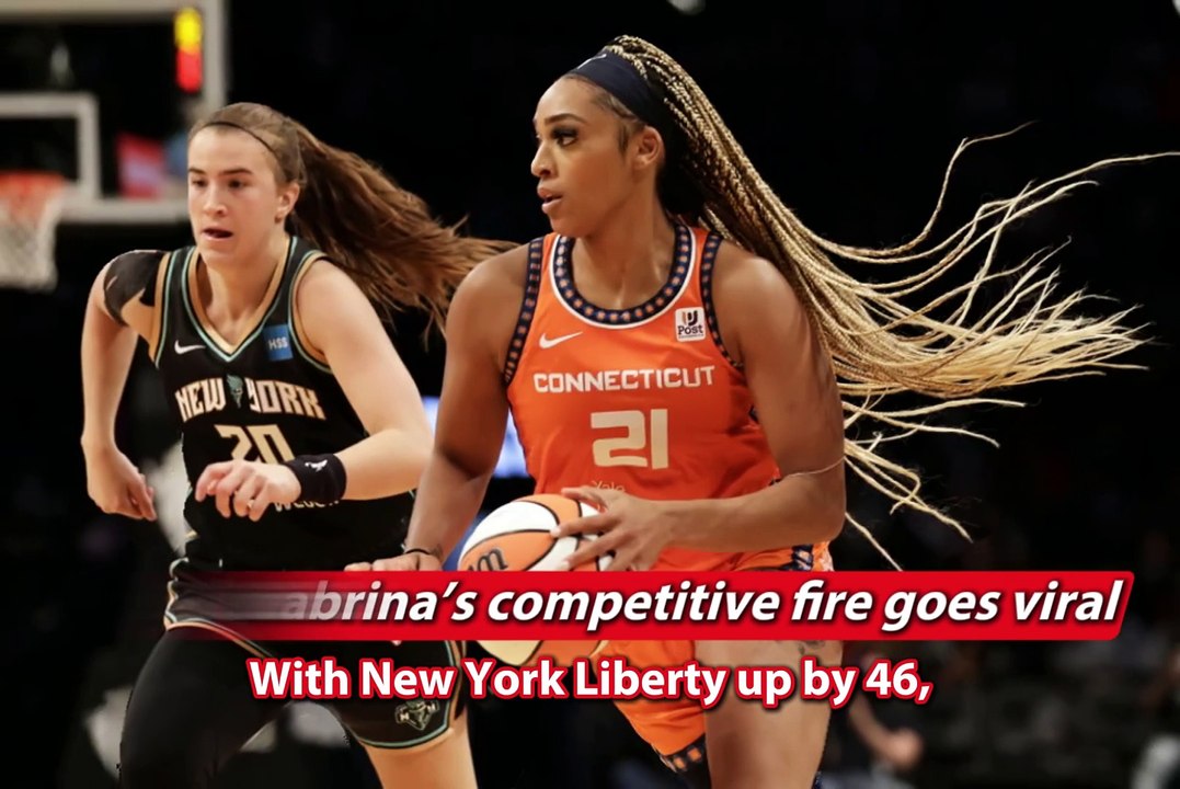 Sabrina Ionescu snaps at referee in classic Caitlin Clark fashion