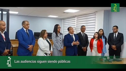Las audiencias siguen siendo públicas