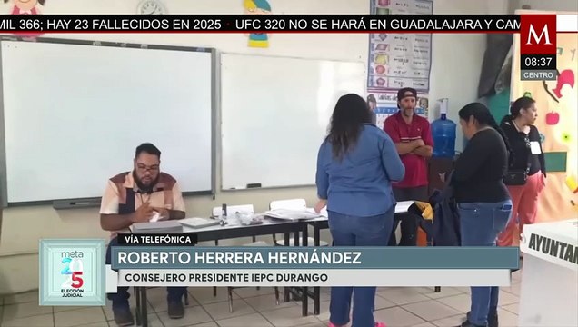 Fue una jornada exitosa con saldo blanco afirma consejero presidente del IEPC Durango