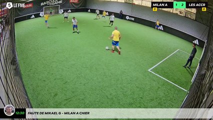 Faute de Mikael G - Milan A Chier