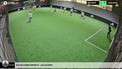 But de Christopher D - Les Accros