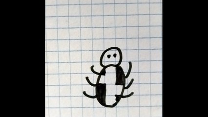 Ragno colorato disegno 2