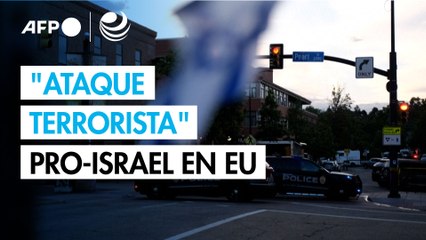 Seis heridos con quemaduras por "ataque terrorista" en protesta pro-Israel en EU