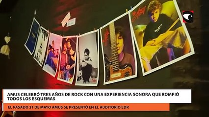 AMUS celebró tres años de rock con una experiencia sonora que rompió todos los esquemas