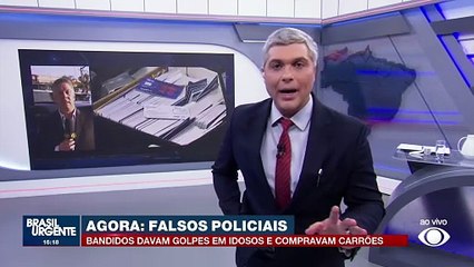Bandidos se passavam por policiais para dar golpe em SP
