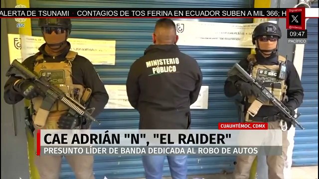 Capturan a ‘El Raider’ por robo de autos en Cuauhtémoc; decomisan 81 toneladas de autopartes