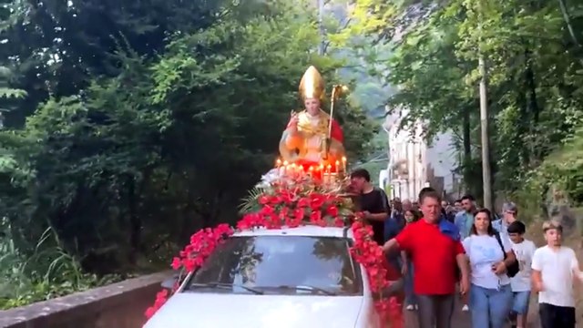 Tramonti (SA) - La processione con la statua di S. Erasmo vescovo e martire (02.06.25)