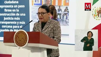 "Elección judicial fue ejemplar, ganó Mèxico", dice Rosa Icela Rodríguez