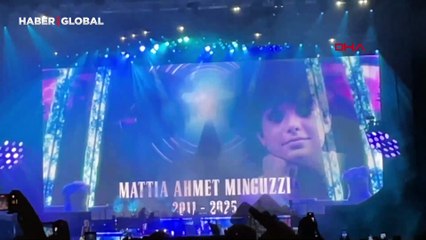 Gun's N' Roses grubundan, İstanbul konserinde Mattia Ahmet Minguzzi'ye şarkı hediyesi