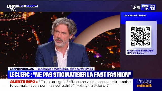 Shein c'est avant tout du vol à l'étalage , déclare Yann Rivoallan, président de la fédération de prêt-à-porter féminin
