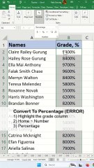 Convert number to percentage without multiplying by 100 in Excel - Excel Tips and Tricks