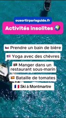 Activité insolites