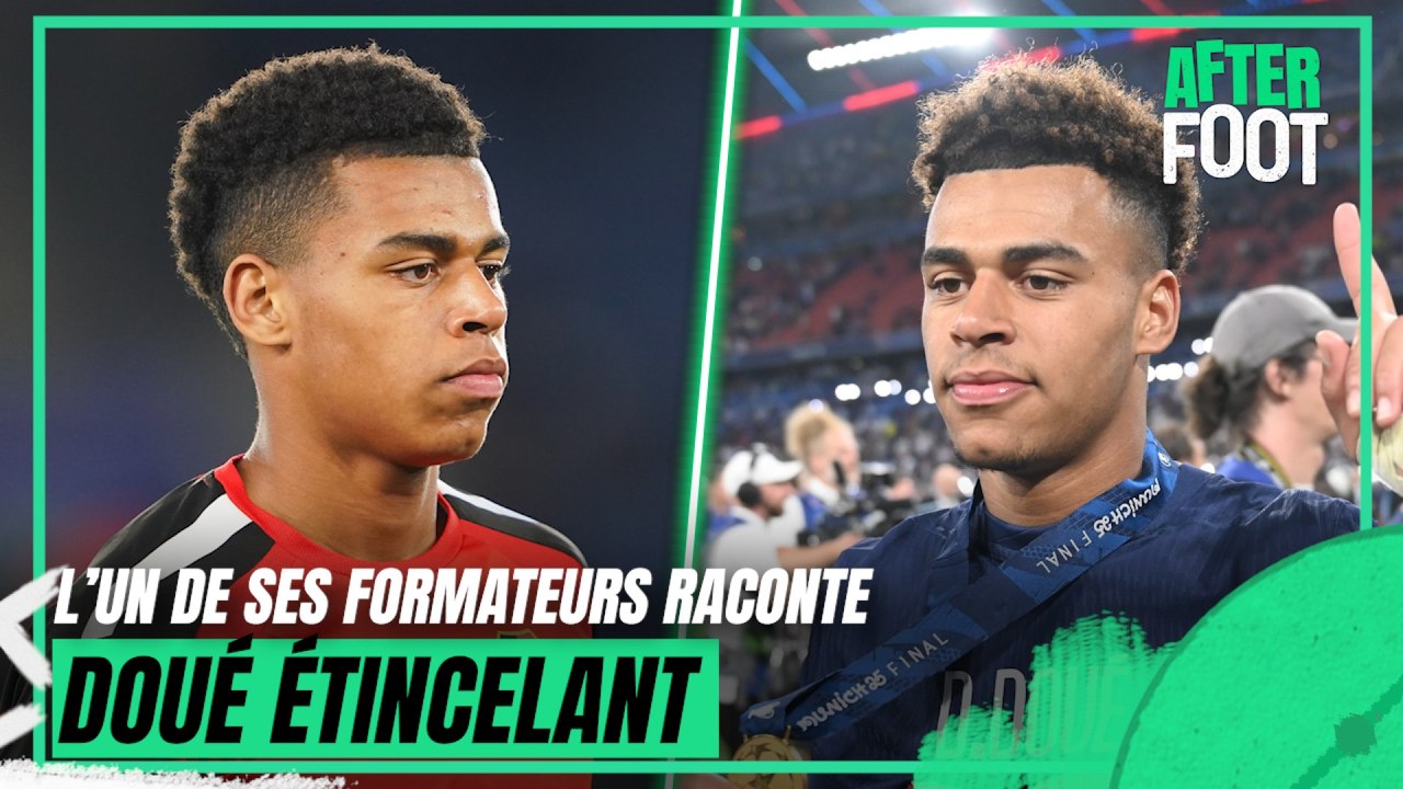 PSG : Doué étincelant, "une suite logique", raconte l'un de ses formateurs à Rennes