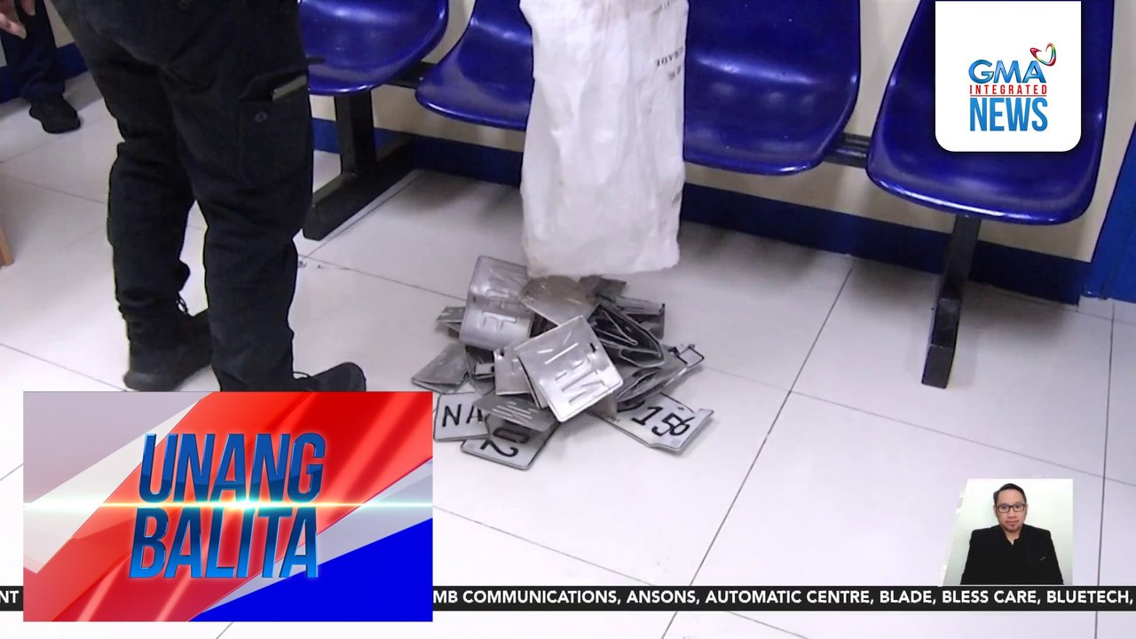2 menor de edad, huli matapos magnakaw at magbenta ng 12 plaka ng mga sasakyan | Unang Balita