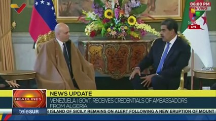 Venezuela | Government receives credentials of ambassadors from Algeria