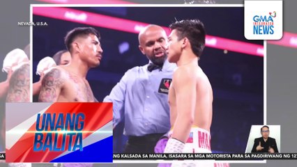 Pinoy boxer Carl Jammes Martin, undefeated pa rin matapos talunin si Mexican boxer Francisco Portillo | Unang Balita