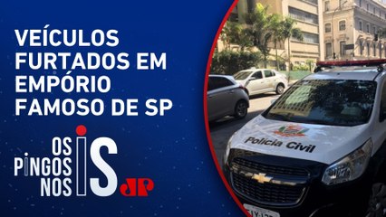 Carros de luxo são furtados em estacionamento de supermercado de alto padrão em São Paulo