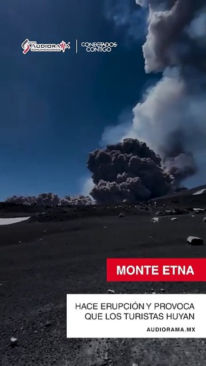 Monte Etna entra en erupción