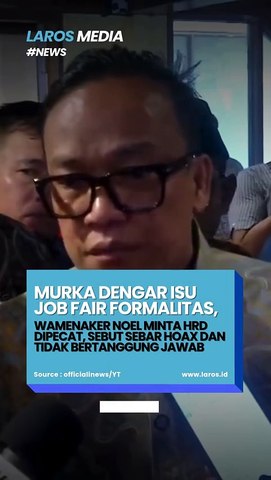 Wamenaker Immanuel Ebenezer Naik Pitam, Soal HRD Sebut Job Fair Hanya Formalitas