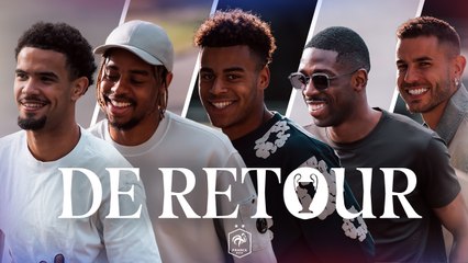 Avec les CHAMPIONS D'EUROPE à Clairefontaine