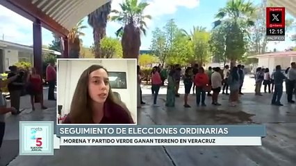 "Tenemos buena ventaja en ambos estados", dice Camila Martínez sobre votos en Veracruz y Durango
