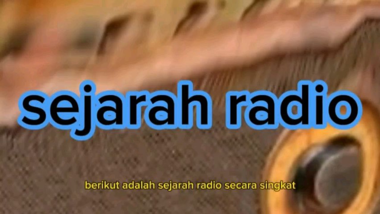 sejarah radio
