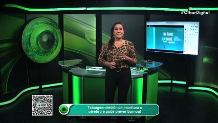 Tatuagem eletrônica monitora o cérebro e pode prever burnout