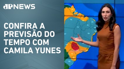 Cavado meteorológico provoca chuvas no Sul e Sudeste