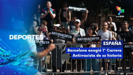 Barcelona acogió 1ª Carrera Antirracista de su historia DEPORTES TELESUR 02-06-2025