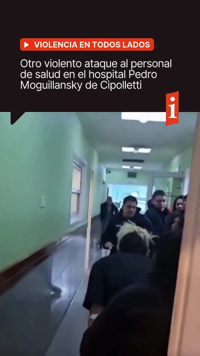 Terror en la guardia: brutal agresión al personal del hospital de Cipolletti