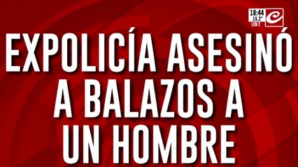 Expolicía asesinó a un hombre y se entregó tras meses prófugo