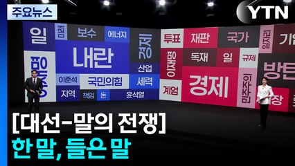 [2025 대선] 말의 전쟁①한 말_들은 말 / YTN