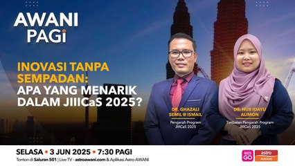AWANI Pagi: Inovasi Tanpa Sempadan | Apa yang menarik dalam JIIICaS 2025?