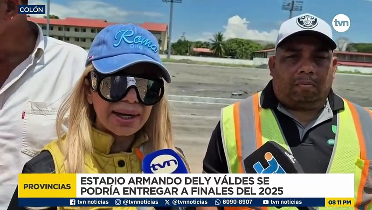 Estadio Armando Dely Valdés | Así van los trabajos del coliseo en Colón