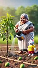 The_cat_gave_a_mango_to_grandmother_😭_#ai_#cat_#grandmother(360p)